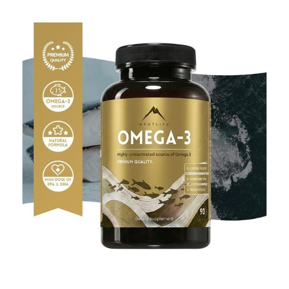 Hrotlife Omega-3 Premium 2000 mg 90 kapsúl