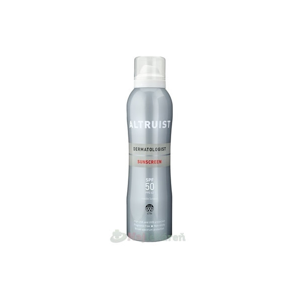 ALTRUIST Neviditeľný opaľovací sprej SPF 50 200ml