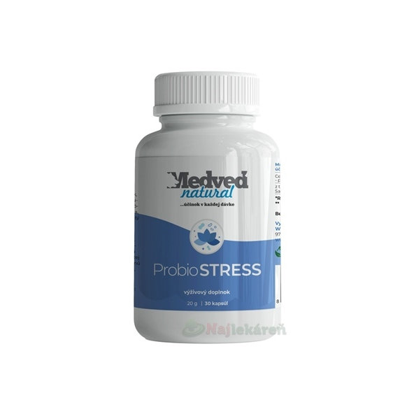 Medveď natural ProbioSTRESS 30 kapsúl