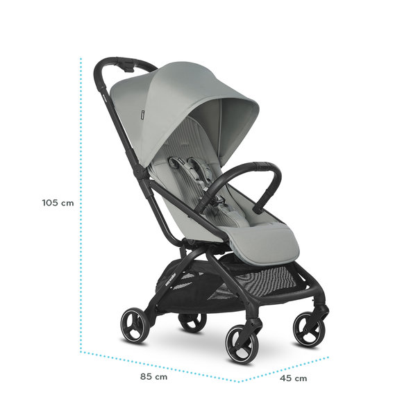 EASYWALKER Rockey S športový kočík Smooth Grey