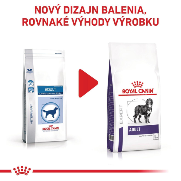 ROYAL CANIN ADULT LARGE DOG kompletné granule pre dospelých psov veľkých plemien 13 kg