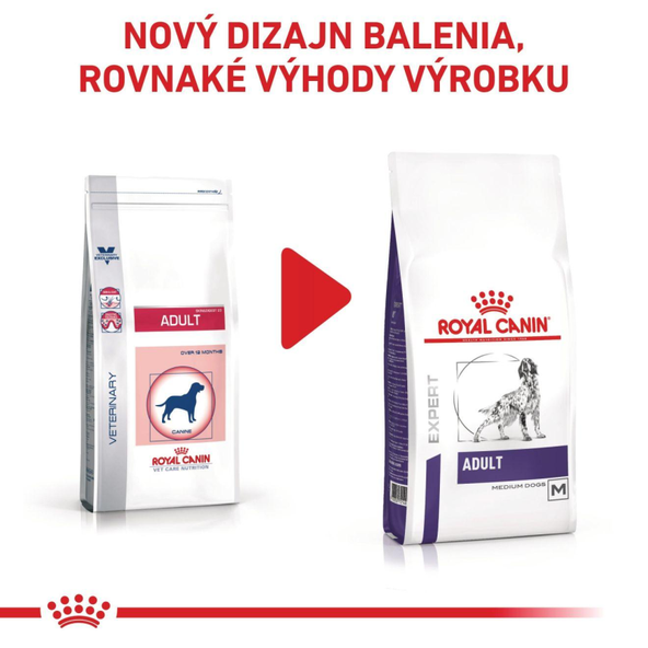 ROYAL CANIN ADULT MEDIUM DOG kompletné granule pre dospelých psov stredných veľkostí 10 kg