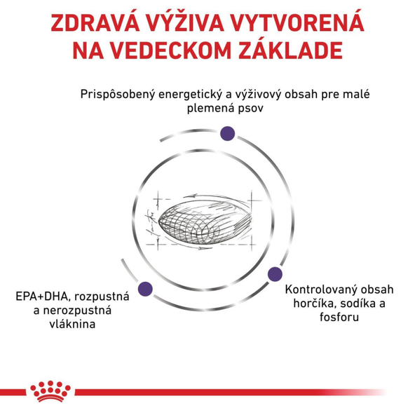 ROYAL CANIN ADULT SMALL DOG ​​DRY kompletné krmivo pre dospelých psov malých plemien 8 kg