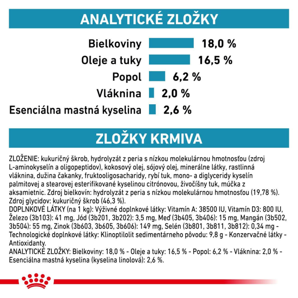 ROYAL CANIN ANALLERGENIC DOG DRY granule pre psov s nežiaducimi reakciami na potravu 8 kg