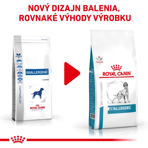 ROYAL CANIN ANALLERGENIC DOG DRY granule pre psov s nežiaducimi reakciami na potravu 8 kg