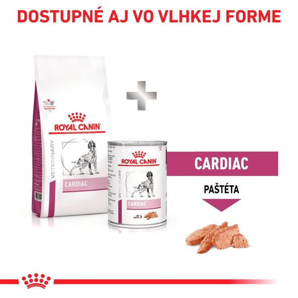 ROYAL CANIN CARDIAC DRY granule pre psov na podporu funkcie srdca 2 kg