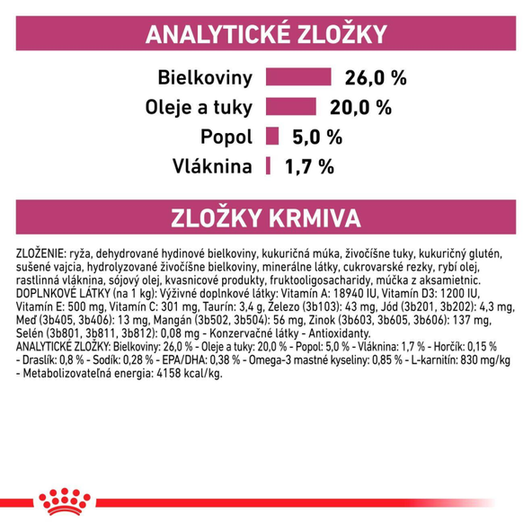 ROYAL CANIN CARDIAC DRY granule pre psov na podporu funkcie srdca 2 kg