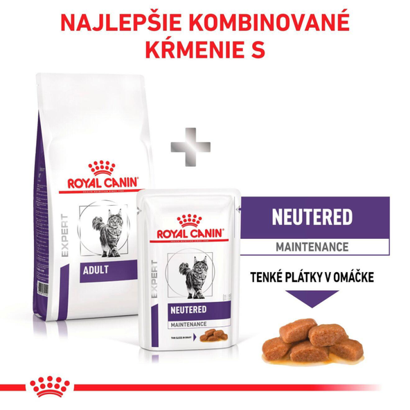 ROYAL CANIN CAT ADULT granule pre dospelé mačky na podporu optimálnej váhy a celkového zdravia 2 kg
