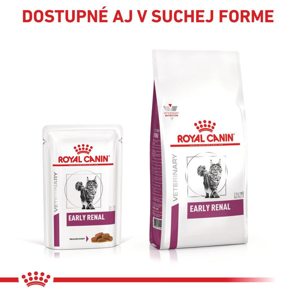 ROYAL CANIN CAT EARLY RENAL IN GRAVY kapsičky na podporu funkcie obličiek 12 x 85 g