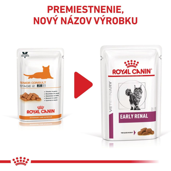 ROYAL CANIN CAT EARLY RENAL IN GRAVY kapsičky na podporu funkcie obličiek 12 x 85 g