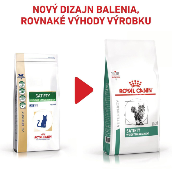 ROYAL CANIN CAT SATIETY WEIGHT MANAGEMENT granule pre mačky vyvinuté na zníženie nadmernej telesnej váhy 3,5 kg