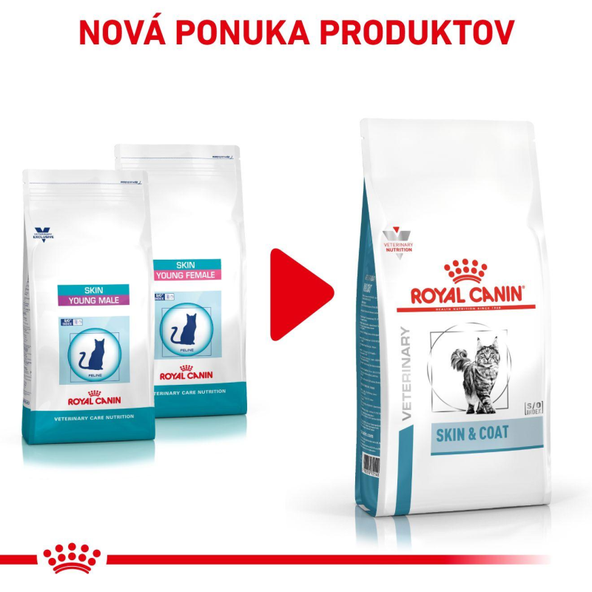 ROYAL CANIN CAT SKIN & COAT granule pre mačky na podporu funkcie kože 3,5 kg