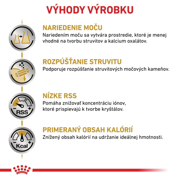 ROYAL CANIN CAT URINARY S/O MODERATE CALORIE WET kapsičky pre mačky na rozpúšťanie struvitových kameňov so sklonom k ​​nadváhe