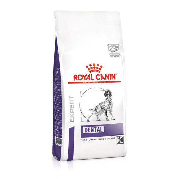ROYAL CANIN DENTAL DOG ​​DRY granule na podporu ústnej hygieny u psov stredných a veľkých plemien 6 kg