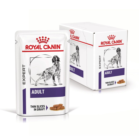 ROYAL CANIN DOG ADULT GRAVY kapsičky pre psov na podporu optimálneho zdravia 12 x 100 g