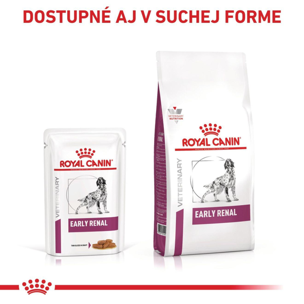 ROYAL CANIN DOG EARLY RENAL GRAVY kapsičky v šťave pre psov na podporu renálnej funkcie 12 x 100 g