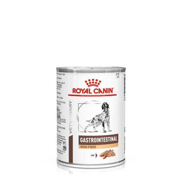 ROYAL CANIN DOG GASTROINTESTINAL HIGH FIBRE WET paštéta v konzerve so zvýšeným obsahom vlákniny pre dospelých psov 200 g