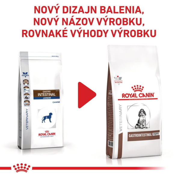 ROYAL CANIN DOG GASTROINTESTINAL PUPPY granule pre šteňatá s ochorením tráviaceho traktu 10 kg
