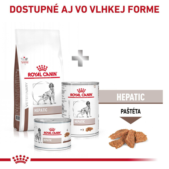 ROYAL CANIN DOG HEPATIC granule pre psov na podporu chronickej pečeňovej nedostatočnosti 7 kg