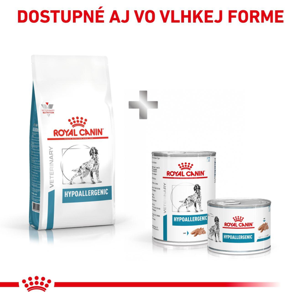 ROYAL CANIN Dog Hypoallergenic granule pre psov s nežiaducimi reakciami na potravu 14 kg