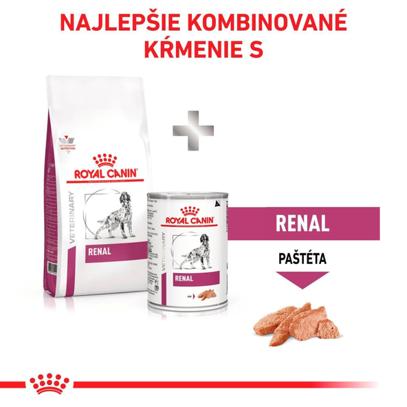 ROYAL CANIN DOG RENAL granule pre dospelých psov na podporu funkcie obličiek 2 kg
