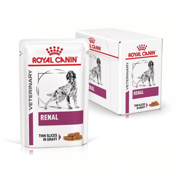 ROYAL CANIN DOG RENAL IN GRAVY kapsičky v šťave pre psov na podporu funkcie obličiek 12x100 g