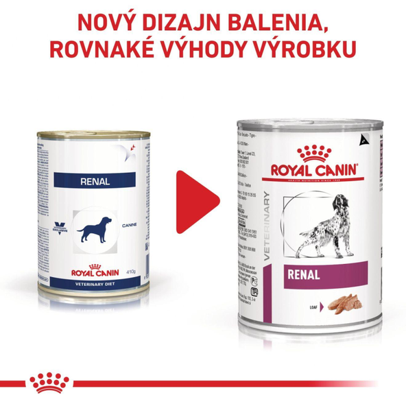 ROYAL CANIN DOG RENAL konzerva pre dospelých psov na podporu funkcie obličiek 200 g