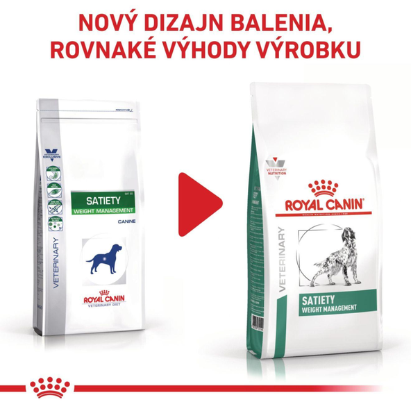 ROYAL CANIN DOG SATIETY WEIGHT MANAGEMENT granuly pre zníženie a udržanie optimálnej hmotnosti dospelého psa 6 kg