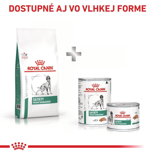 ROYAL CANIN DOG SATIETY WEIGHT MANAGEMENT granuly pre zníženie a udržanie optimálnej hmotnosti dospelého psa 1,5 kg