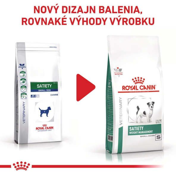 ROYAL CANIN DOG SATIETY WEIGHT MANAGEMENT SMALL DOG ​​granule na zníženie a udržanie optimálnej hmotnosti 3 kg