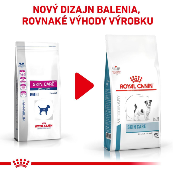 ROYAL CANIN Dog Skin Care Small Dog granule pre psov malých plemien do 10 kg s dermatózou a stratou srsti 4 kg