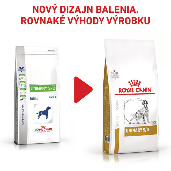 ROYAL CANIN DOG URINARY S/O granule pre psov na rozpustenie struvitových kameňov 2 kg