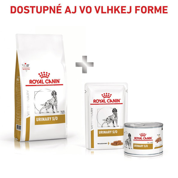 ROYAL CANIN DOG URINARY S/O granule pre psov na rozpustenie struvitových kameňov 2 kg
