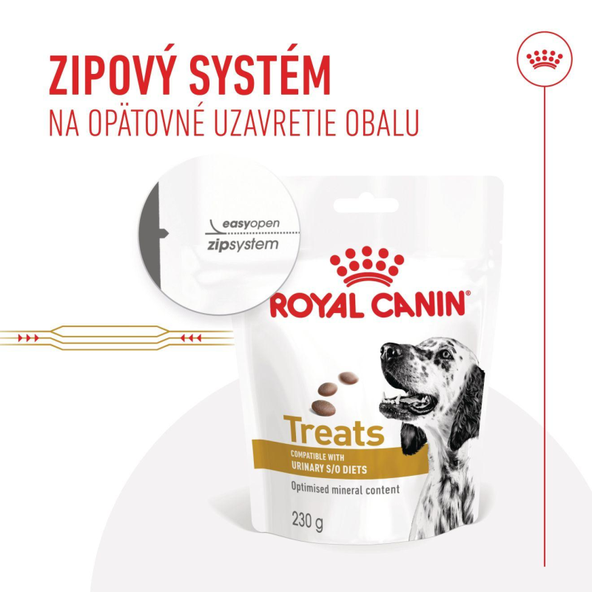 ROYAL CANIN DOG URINARY TREATS  maškrty pre psov s urinálnou diétou 230 g