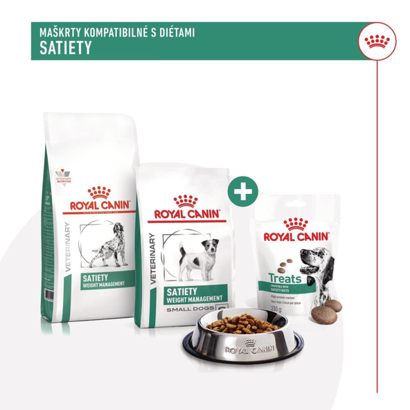 ROYAL CANIN DOGSATIETY TREATS maškrty pre psov s chudnúcim diétnym plánom 230 g