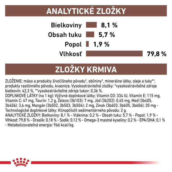 ROYAL CANIN GASTROINTESTINAL CAT WET kapsička pre mačky trpiace ochorením tráviaceho traktu 85 g