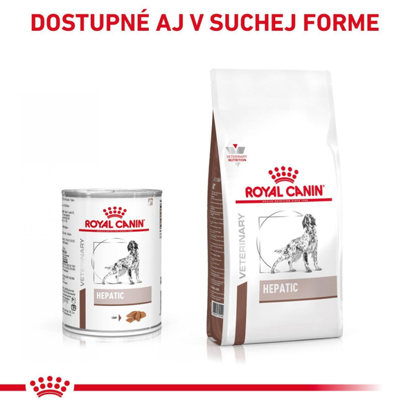 ROYAL CANIN HEPATIC DOG LOAF CAN paštéta na podporu funkcie pečene 420 g