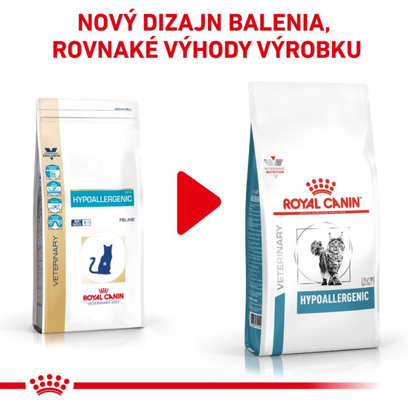 ROYAL CANIN Hypoallergenic Cat Dry granule pre dospelé mačky s nežiaducimi reakciami na potravu