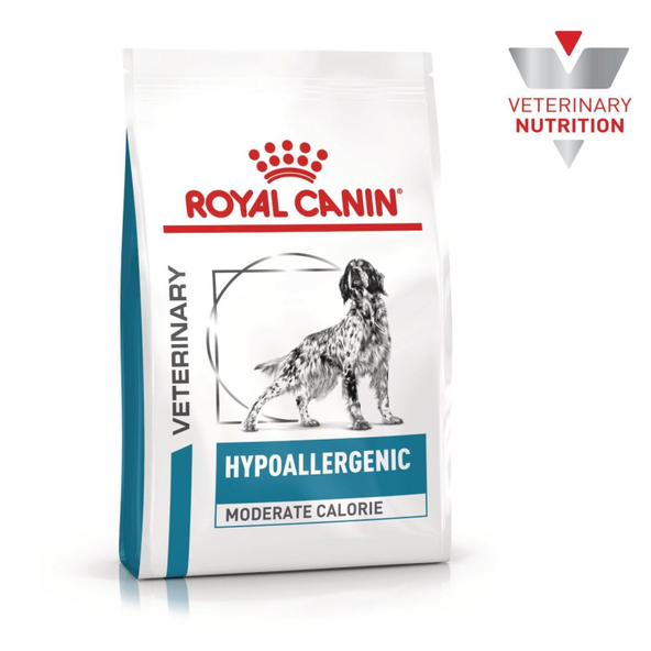 ROYAL CANIN Hypoallergenic Moderate Calorie granule pre psov s nežiaducimi reakciami na potravu 1,5 kg