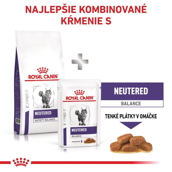 ROYAL CANIN NEUTERED SATIETY BALANCE CAT DRY granule pre dospelé sterilizované mačky so sklonom k ​​nadváhe 3,5 kg