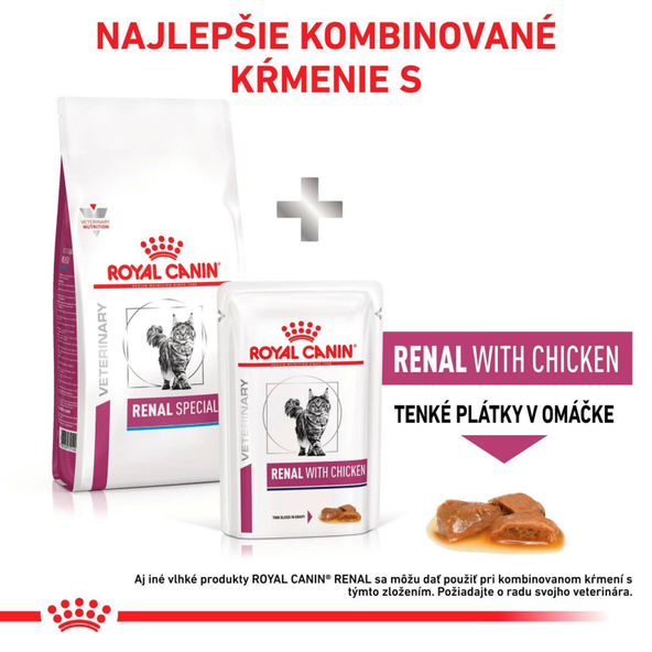 ROYAL CANIN RENAL SPECIAL CAT DRY granule pre dospelé mačky na podporu funkcie obličiek 2 kg