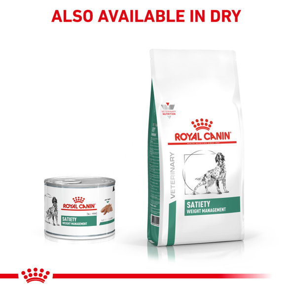 ROYAL CANIN SATIETY WEIGHT MANAGEMENT DOG WET konzerva na zníženie a udržanie optimálnej hmotnosti dospelého psa 410 g