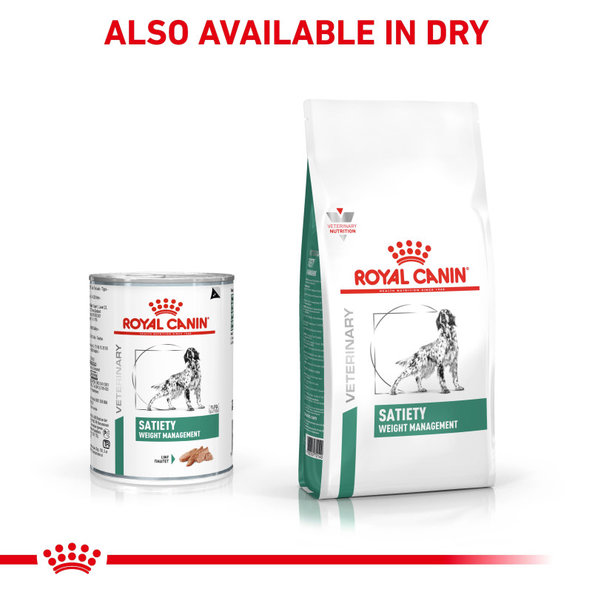 ROYAL CANIN SATIETY WEIGHT MANAGEMENT DOG WET konzerva na zníženie a udržanie optimálnej hmotnosti dospelého psa 410 g