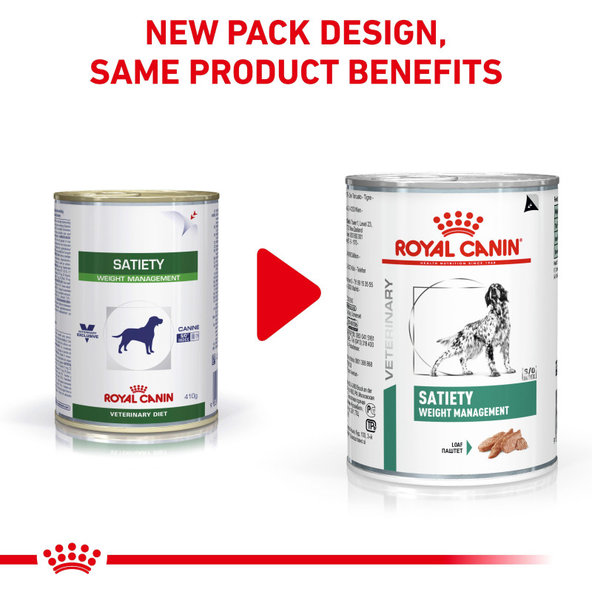 ROYAL CANIN SATIETY WEIGHT MANAGEMENT DOG WET konzerva na zníženie a udržanie optimálnej hmotnosti dospelého psa 410 g
