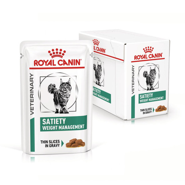 ROYAL CANIN SATIETY WEIGHT MANAGEMENT WET kapsičky pre dospelé mačky na podporu zníženia hmotnosti 12 x 85 g
