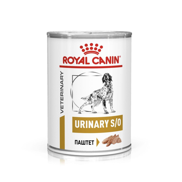 ROYAL CANIN Urinary S/O ADULT DOG WET konzerva pre psov na rozpúšťanie struvitových kameňov 410 g