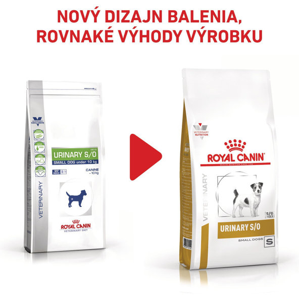 ROYAL CANIN URINARY S/O SMALL DOG granule pre psy malých plemien na rozpustenie struvitových kameňov 1,5 kg