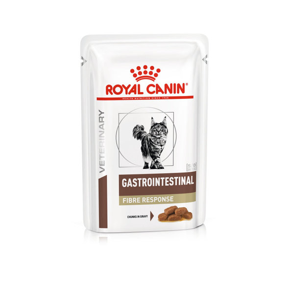 ROYAL CANIN VHN CAT GASTROINTESTINAL FIBRE RESPONSE kapsičky v šťave so zvýšeným obsahom vlákniny pre dospelé mačky s ochorením tráviaceho traktu