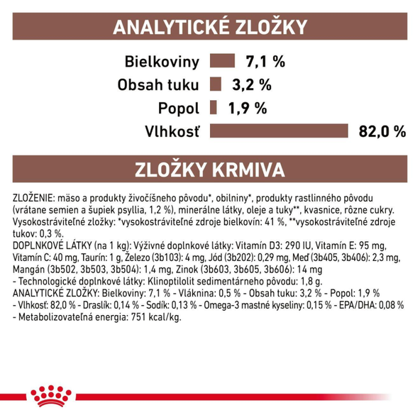 ROYAL CANIN VHN CAT GASTROINTESTINAL FIBRE RESPONSE kapsičky v šťave so zvýšeným obsahom vlákniny pre dospelé mačky s ochorením tráviaceho traktu