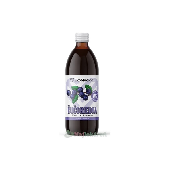 EkoMedica SK Čučoriedka šťava 500 ml